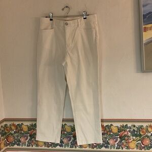 Wynne Denim Performance Stretch Straight Leg Jeans, Size 12P, White